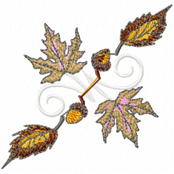 Leaves Embroidery Design 10